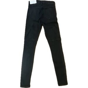 NWT Loft Black Denim Leggings Size 0/25 Slim Pockets